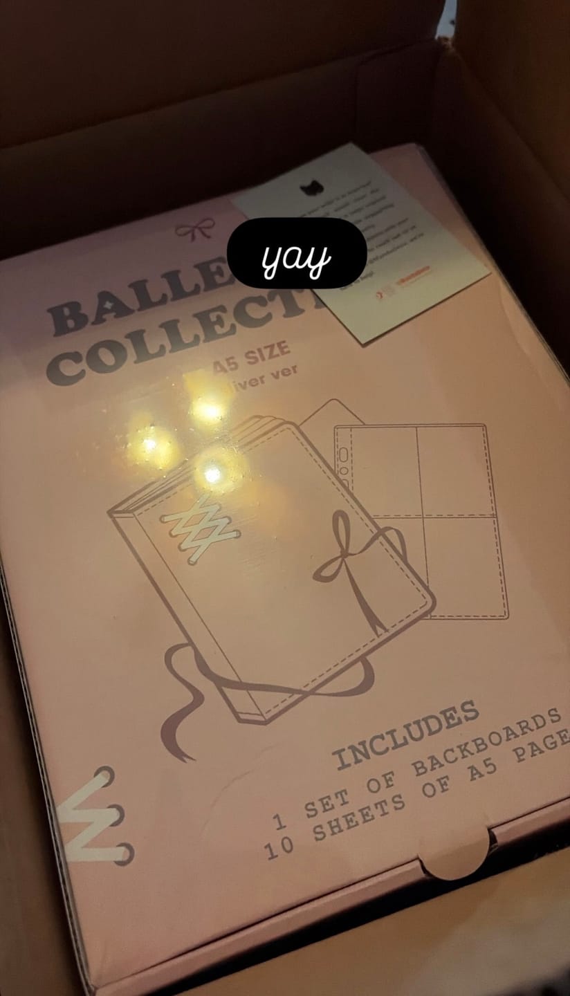 Customer photo review of BALLERINA COQUETTE BINDER - A5 STANDARD