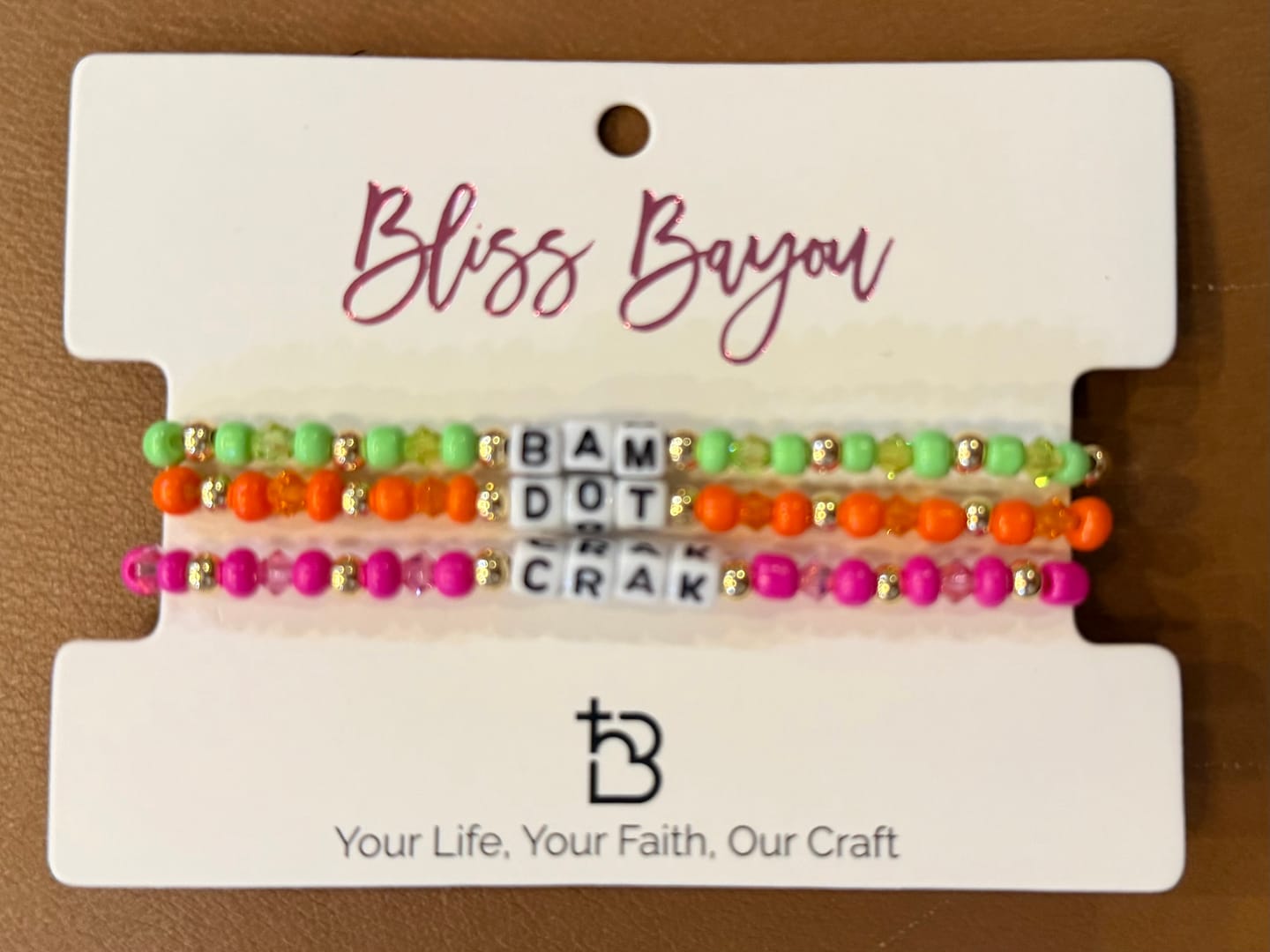Customer photo review of Sunburst Mahjong Bracelet Set
