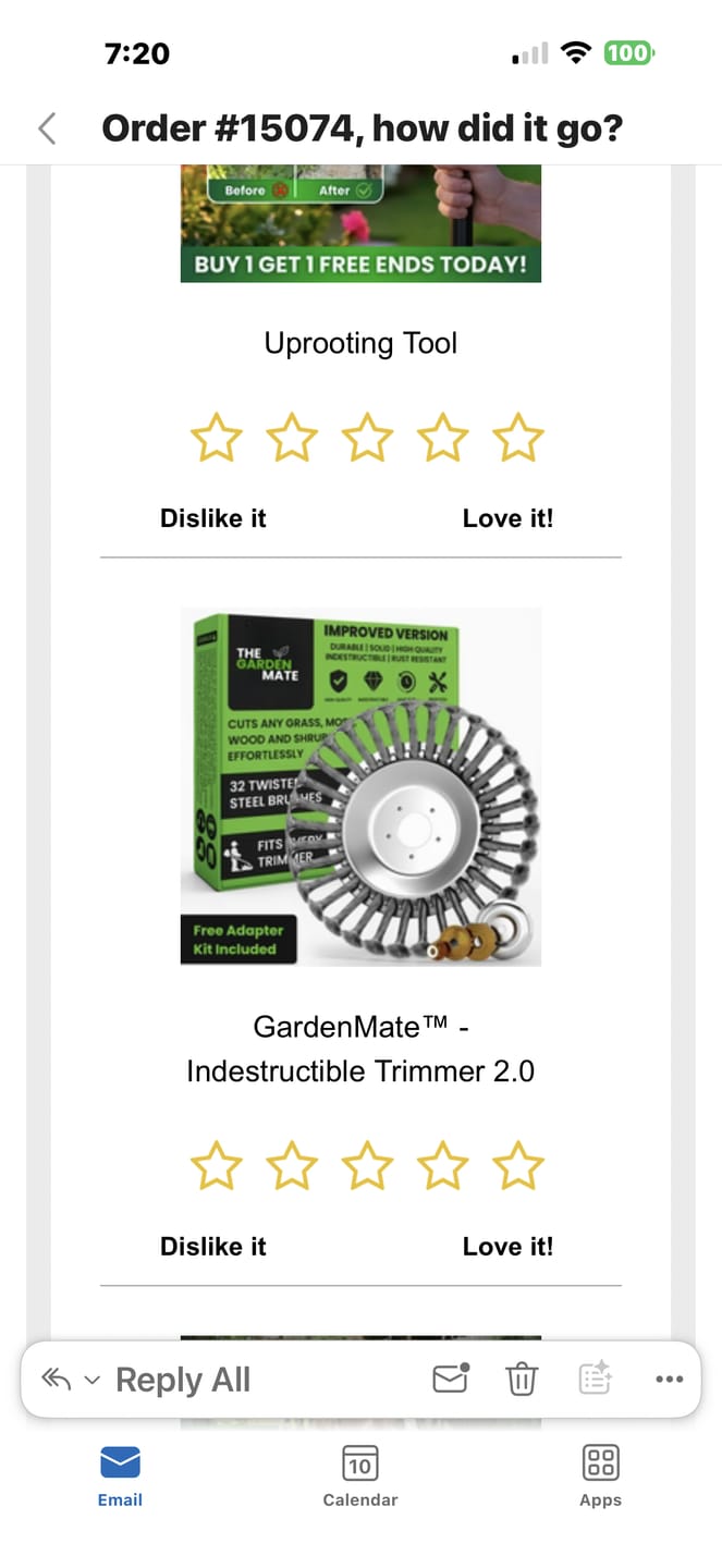 Customer photo review of GardenMate™ - Indestructible Trimmer 2.0