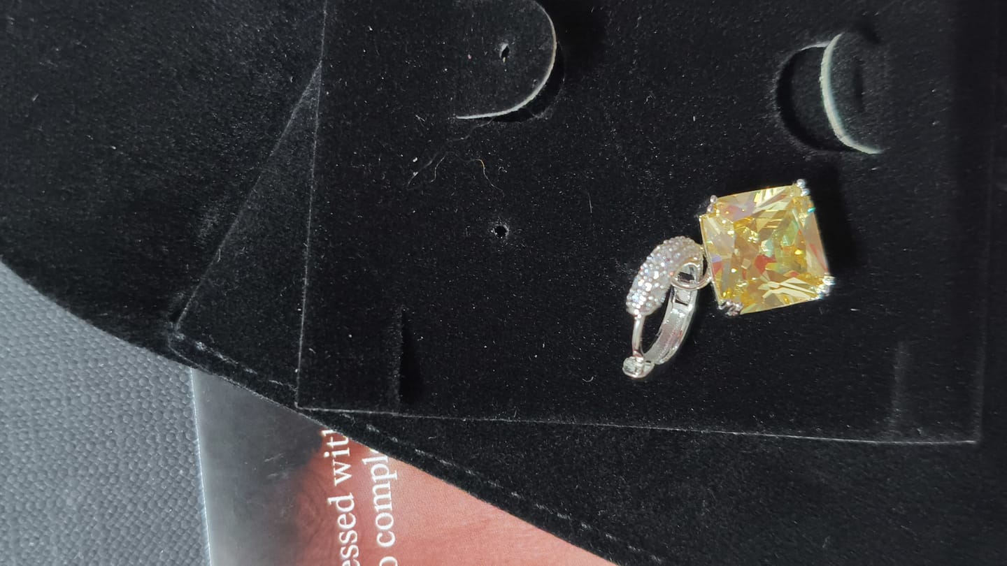 Customer photo review of The Lola Earrings
