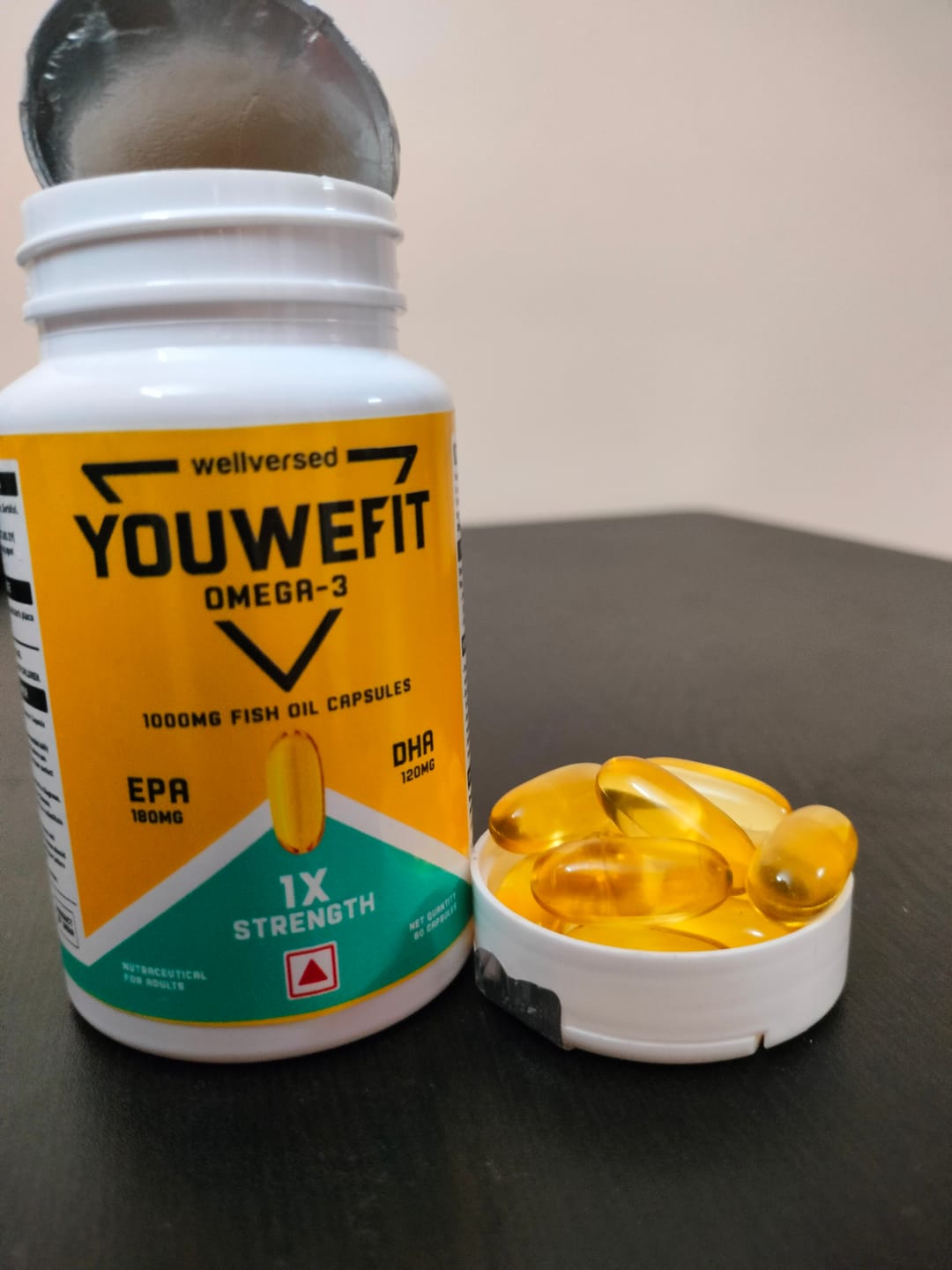 Customer photo review of YouWeFit Omega-3 Fish Oil (60 Capsules), 1000mg