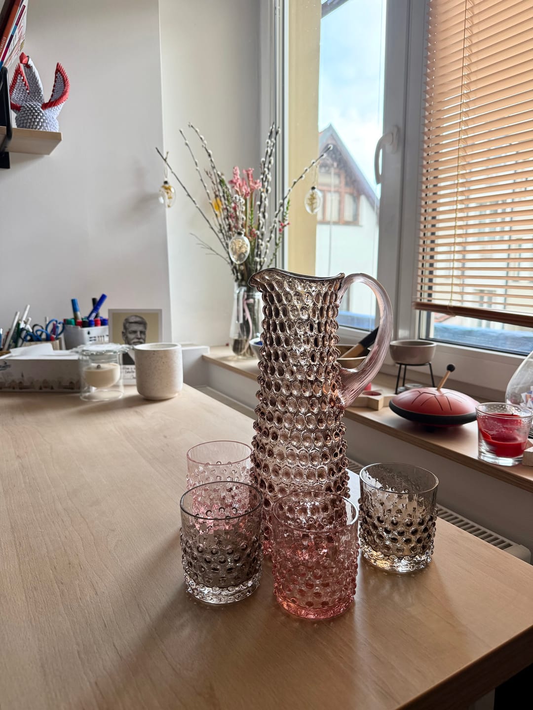 Customer photo review of Vysoký Hobnail Džbán Dusk