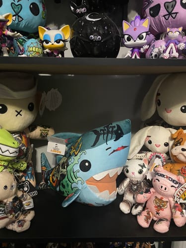 Customer photo review of Randy the Shark Plushie