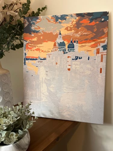 Customer photo review of Venecia (Pintura por Números) 40x50 cm