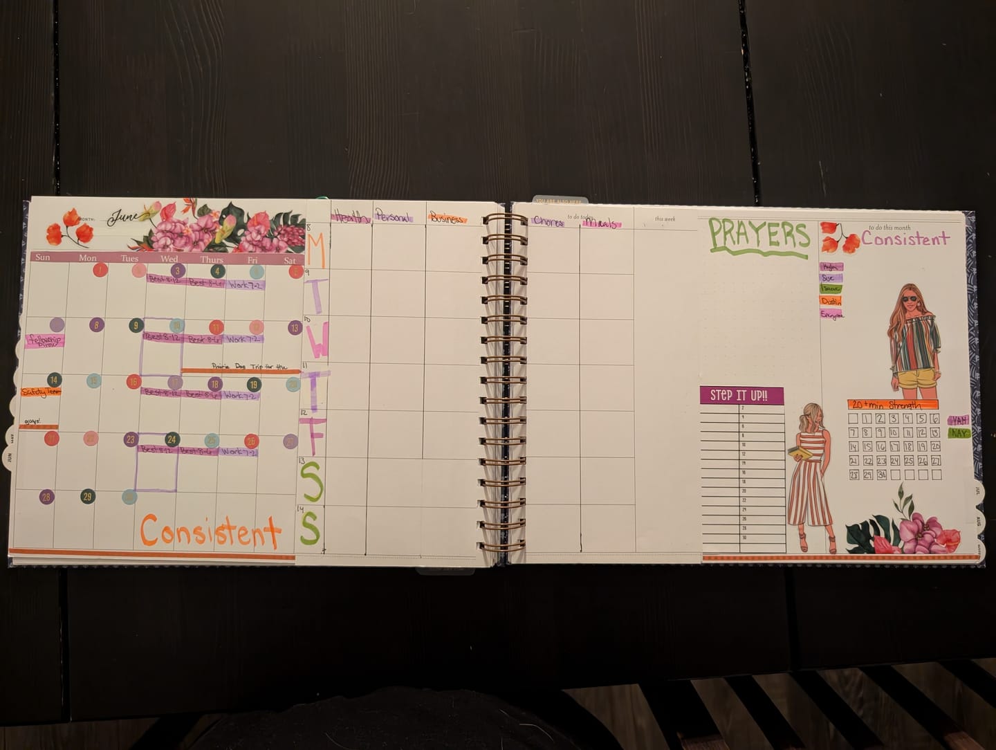 Customer photo review of PRE-ORDER:  Undated | The Nancy Planner | Thumbelina