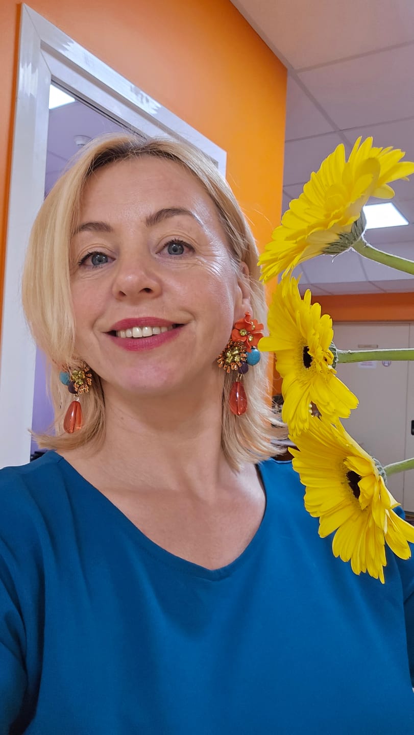 Customer photo review of GardenMuse Drop Earrings