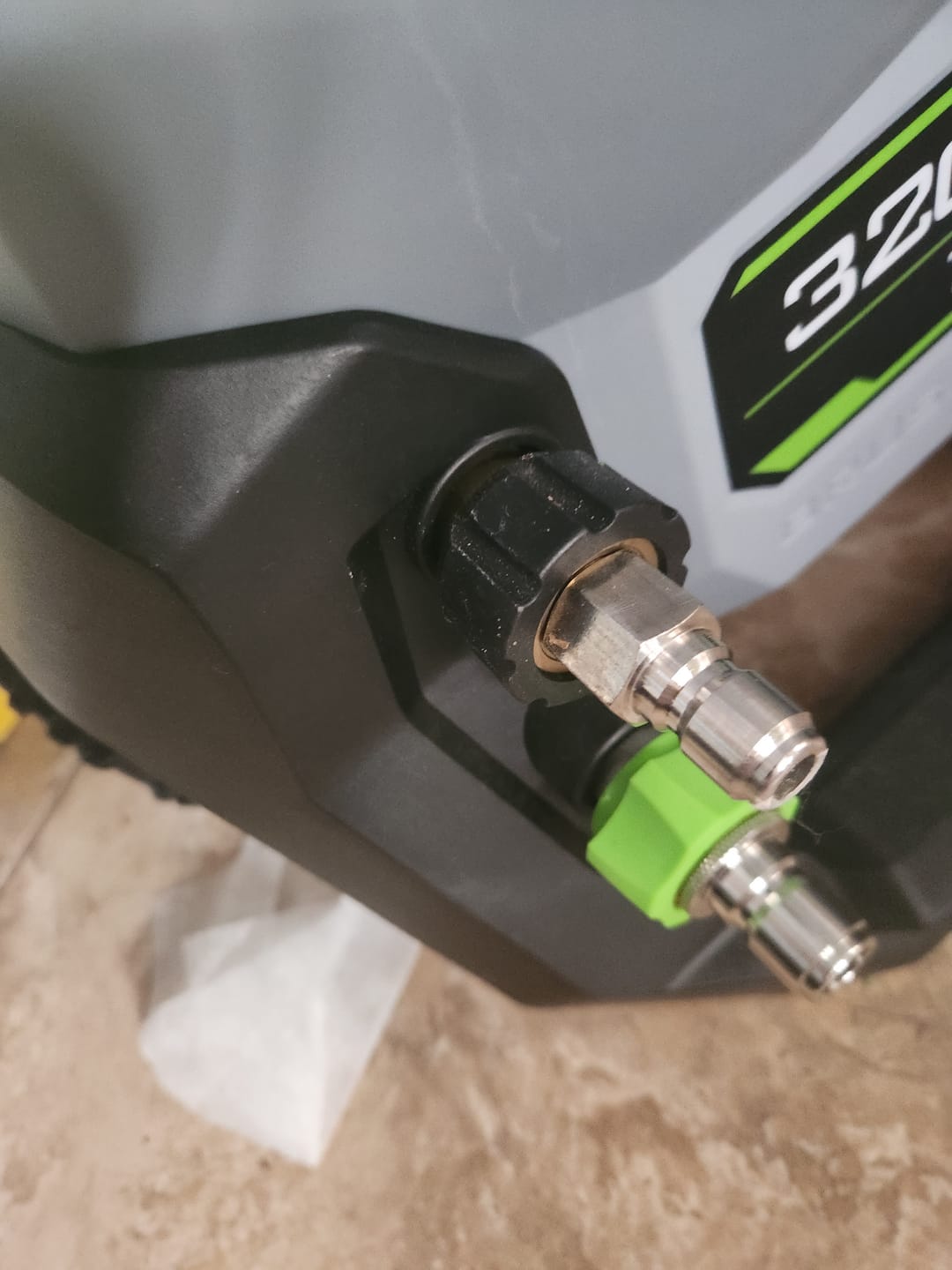 Customer photo review of Stainless Quick Connect Kit