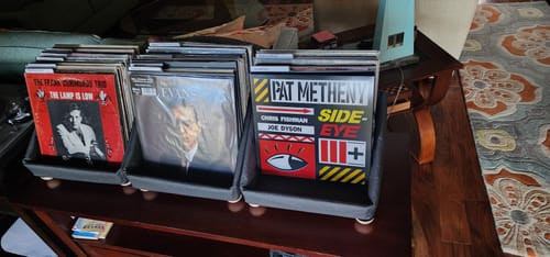 Customer photo review of Record Roots Tabletop Storage System