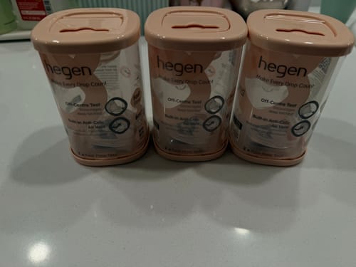Customer photo review of Hegen Nipple Fast Flow, 2-Pack (6 months and beyond)