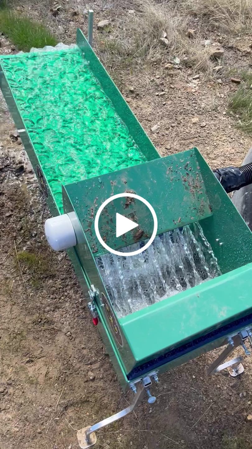 Customer video review of 12x42 Speed Banker Unclassified Power Sluice with Dream Mat | Gold Mining Equipment