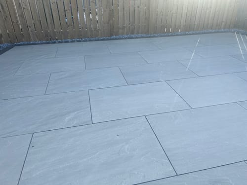 Customer photo review of Kandala - Grey Porcelain Paving Tiles - 900 x 600 x 20mm