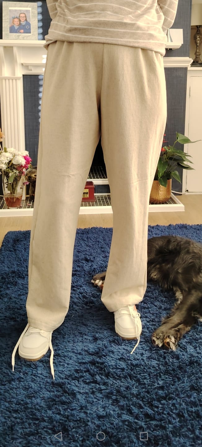 Customer photo review of Viscose Linen Woven Stretch Fabric