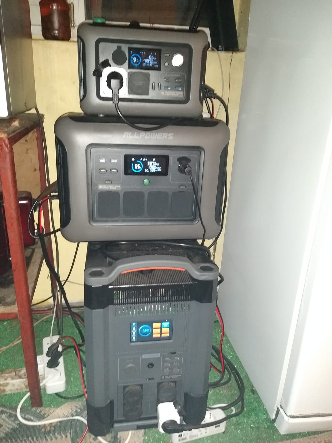 Customer photo review of ALLPOWERS R1500 Portable Power Station 1800W 1152Wh LiFeP04 Battery