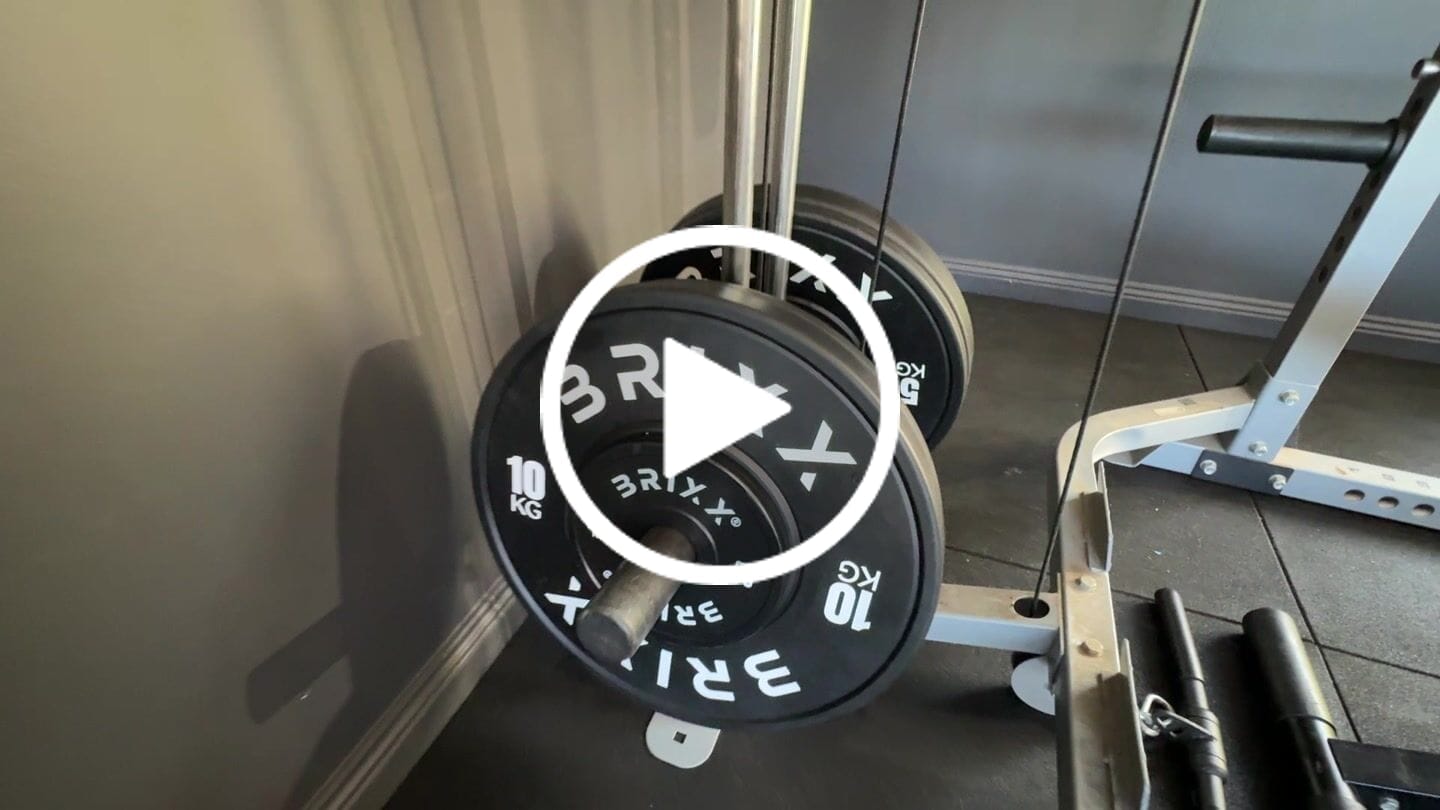 Customer video review of BRIXX 70kg PRO Black Olympic Bumper Plates + 20kg Barbell