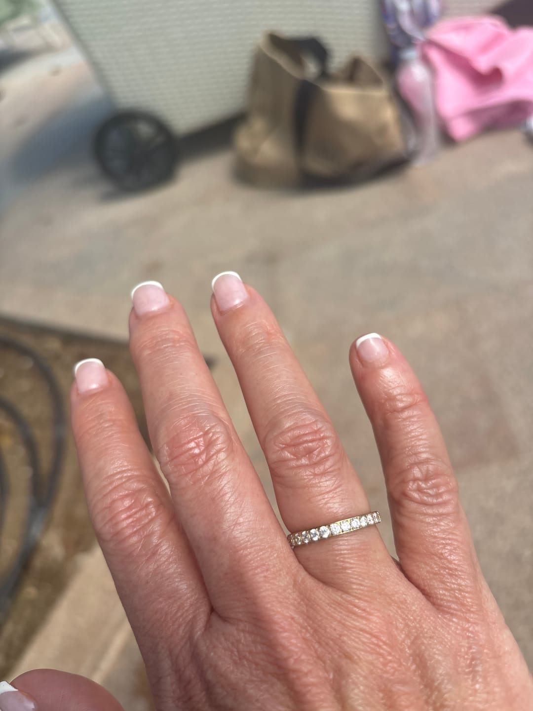 Customer photo review of Eternity Band Ring