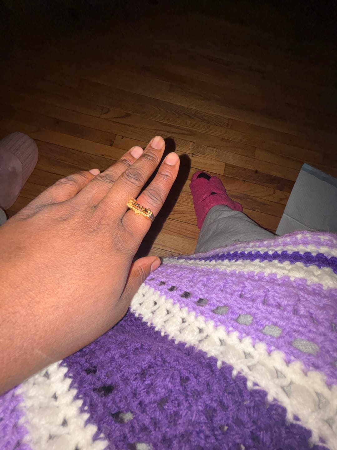 Customer photo review of 3D Name Ring