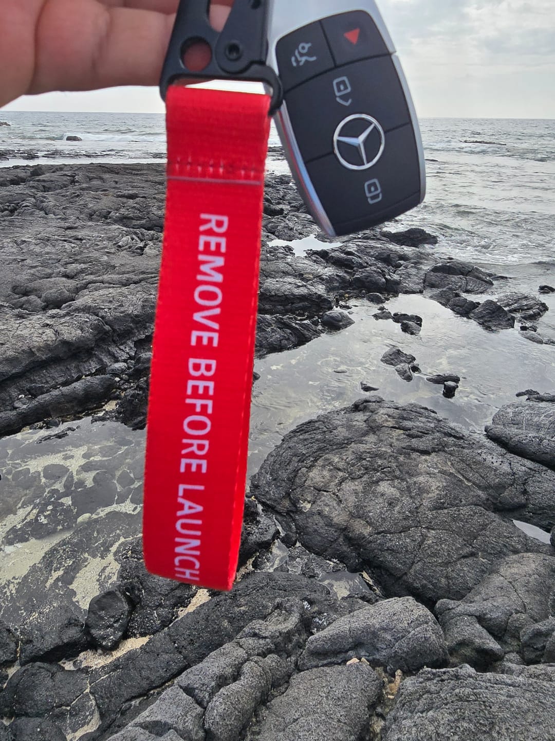 Customer photo review of 80Eighty® Remove Before Launch WristStrap