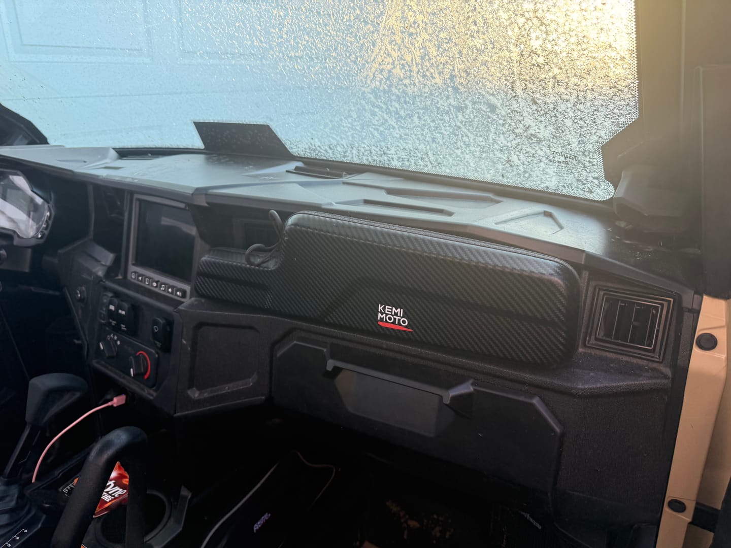 Customer photo review of Dashboard Storage Bag for Polaris General 1000/4 1000