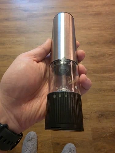 Customer photo review of Automatic Salt and Pepper Grinder
