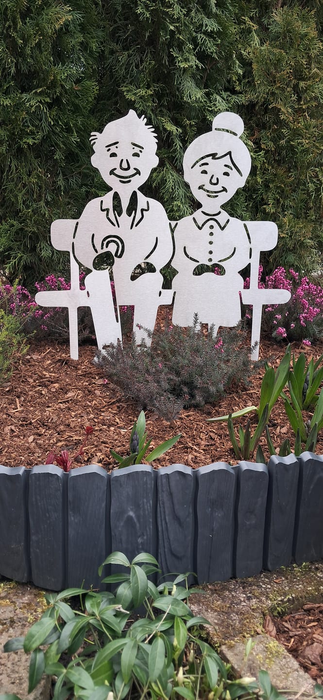 Customer photo review of Gartenstecker Oma & Opa