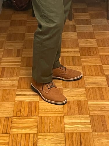 Customer photo review of T.G.Escape Boondoker Boot - luosjiet®boots - Yellow Brown Oiled  Cowhide Reverse(Long hair)