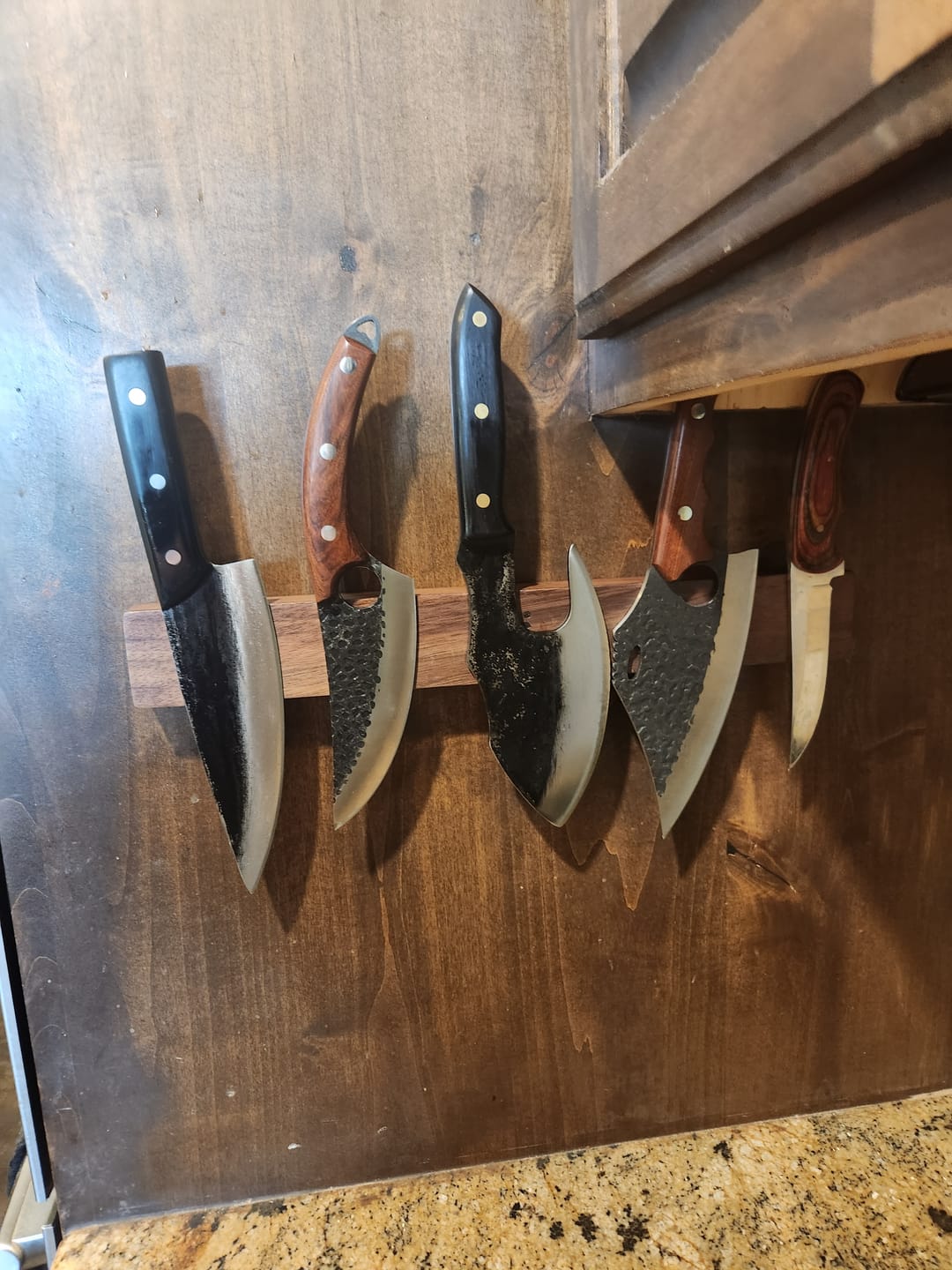 Customer photo review of Magnetic Wall Rack