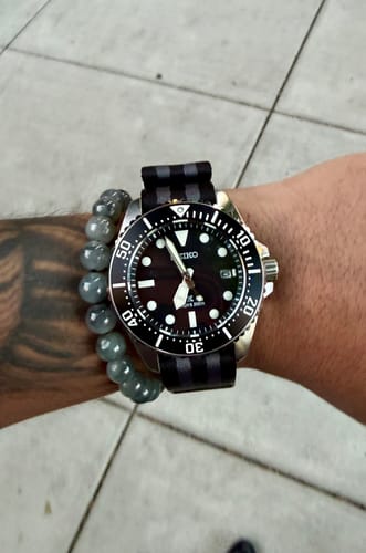 Customer photo review of Bond Premium Nylon Watch Strap