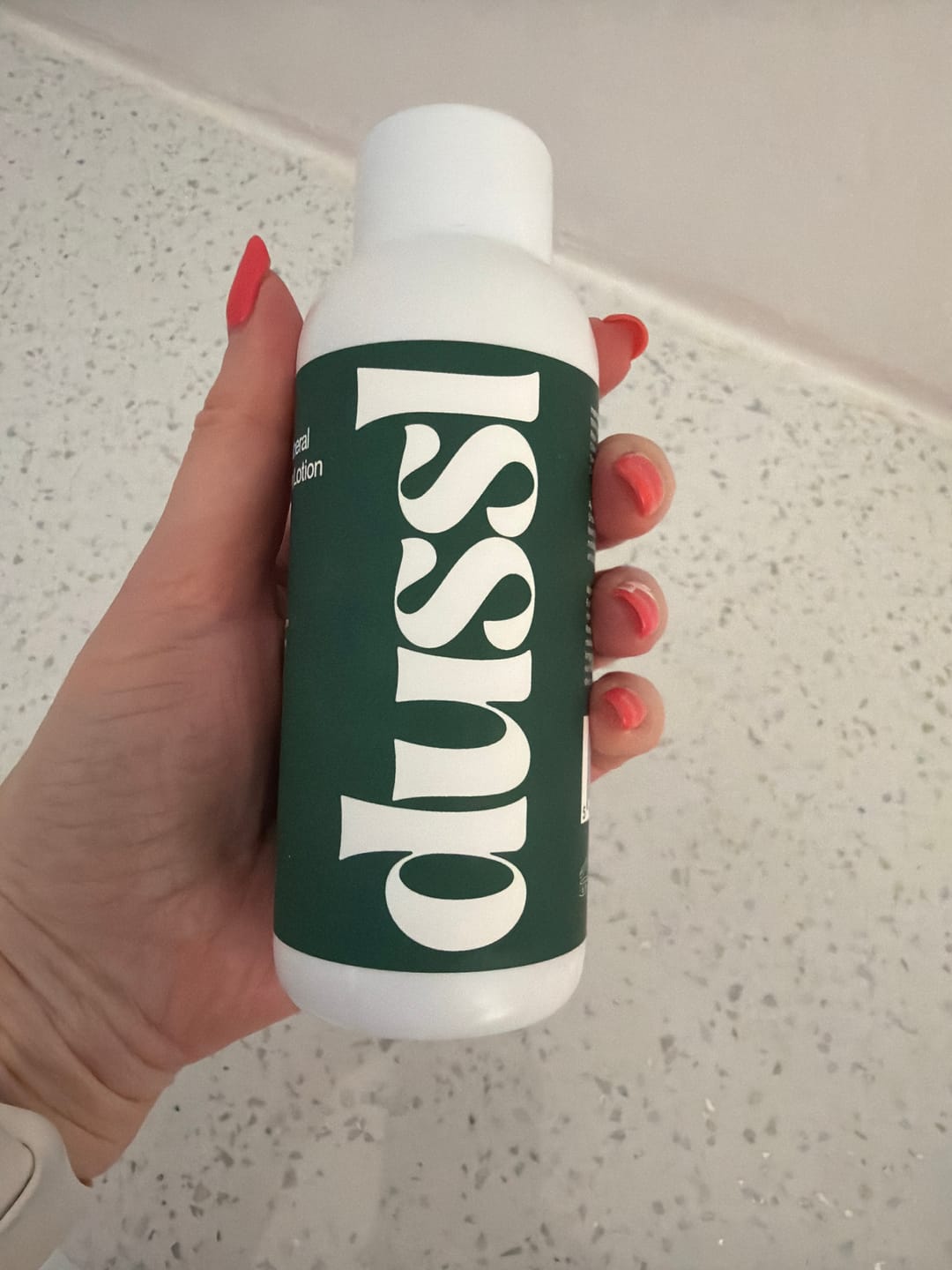 Customer photo review of Natural Mineral Sunscreen Lotion