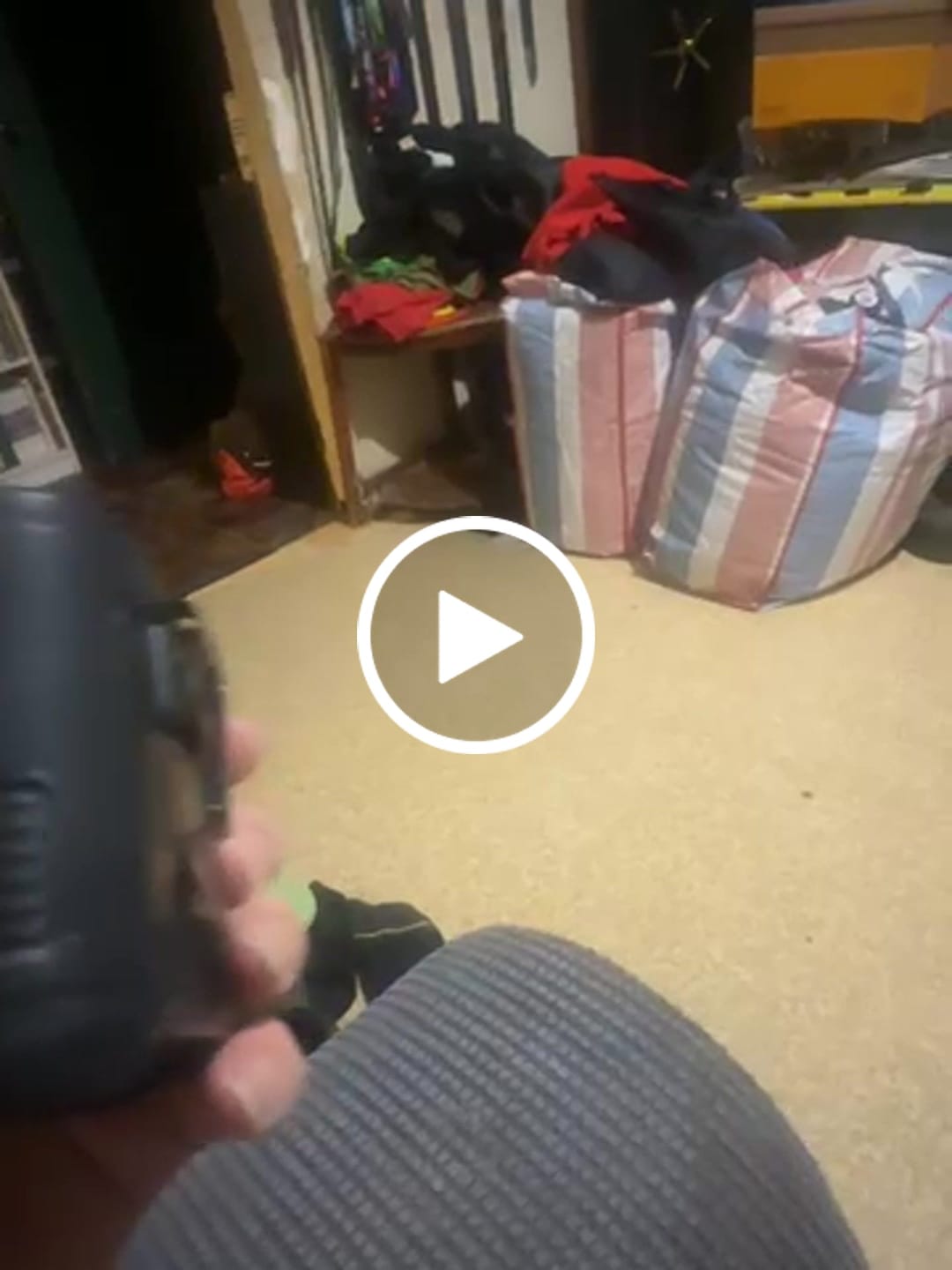 Customer video review of 3-in-1 Waist Fan with Flashlight & Powerbank