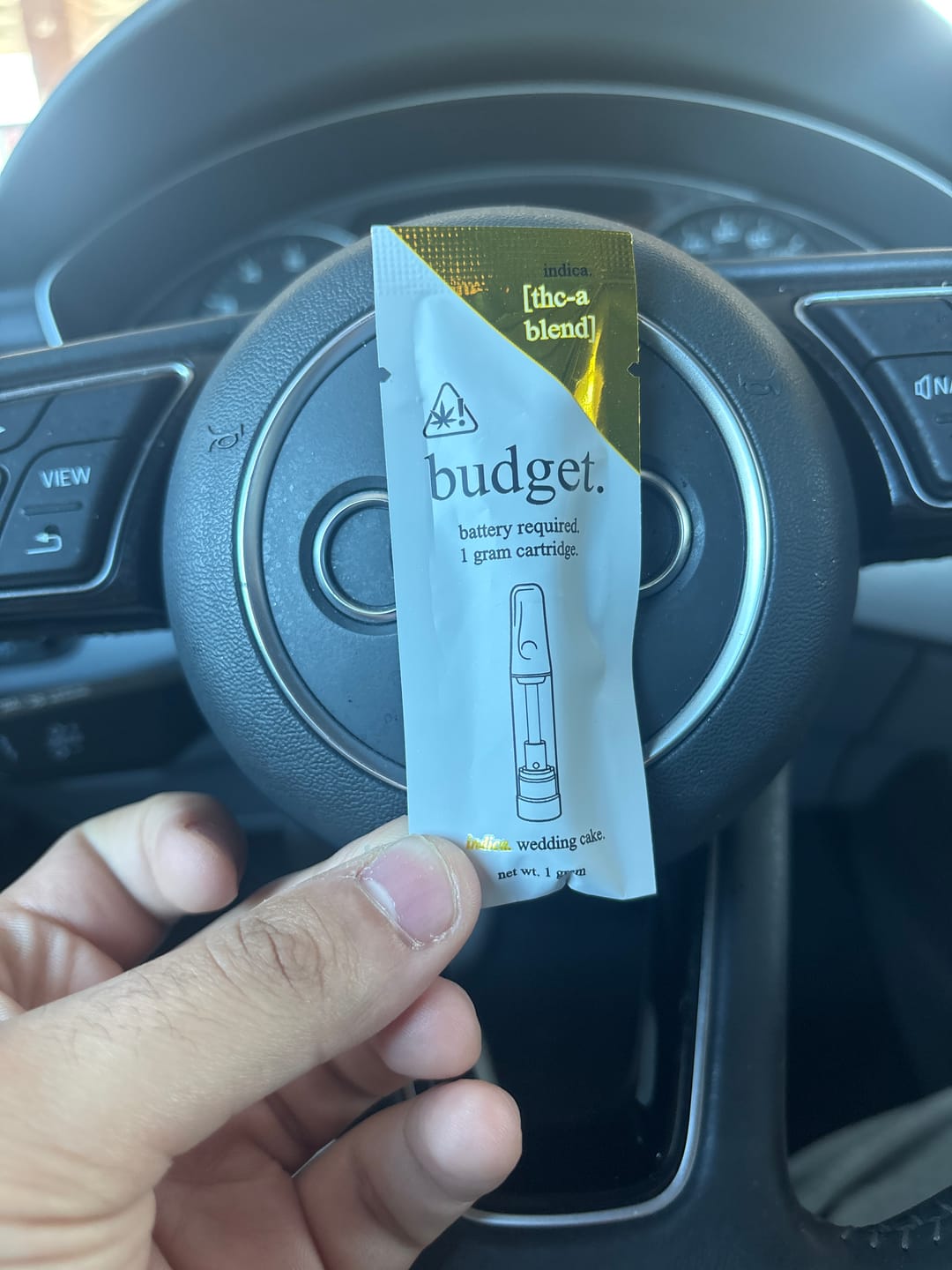 Customer photo review of 3pc Flavor Pack of 1 Gram THCA Blend Vape Cartridge