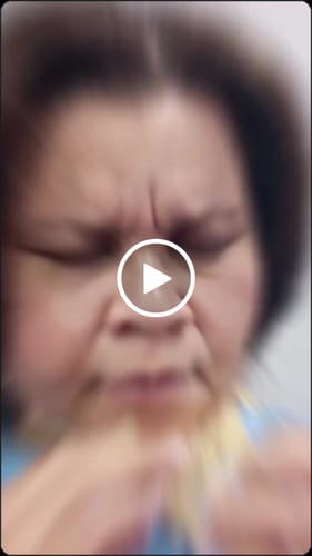 Customer video review of [PRE-ORDER] JBEXTENSION 22 Inches Scalpiana Camel Pink 3.5X4 Hard Silky Top Natural Scalp Effect Women Wig With Bangs CLAIRE SILKY TOP CAEML PINK