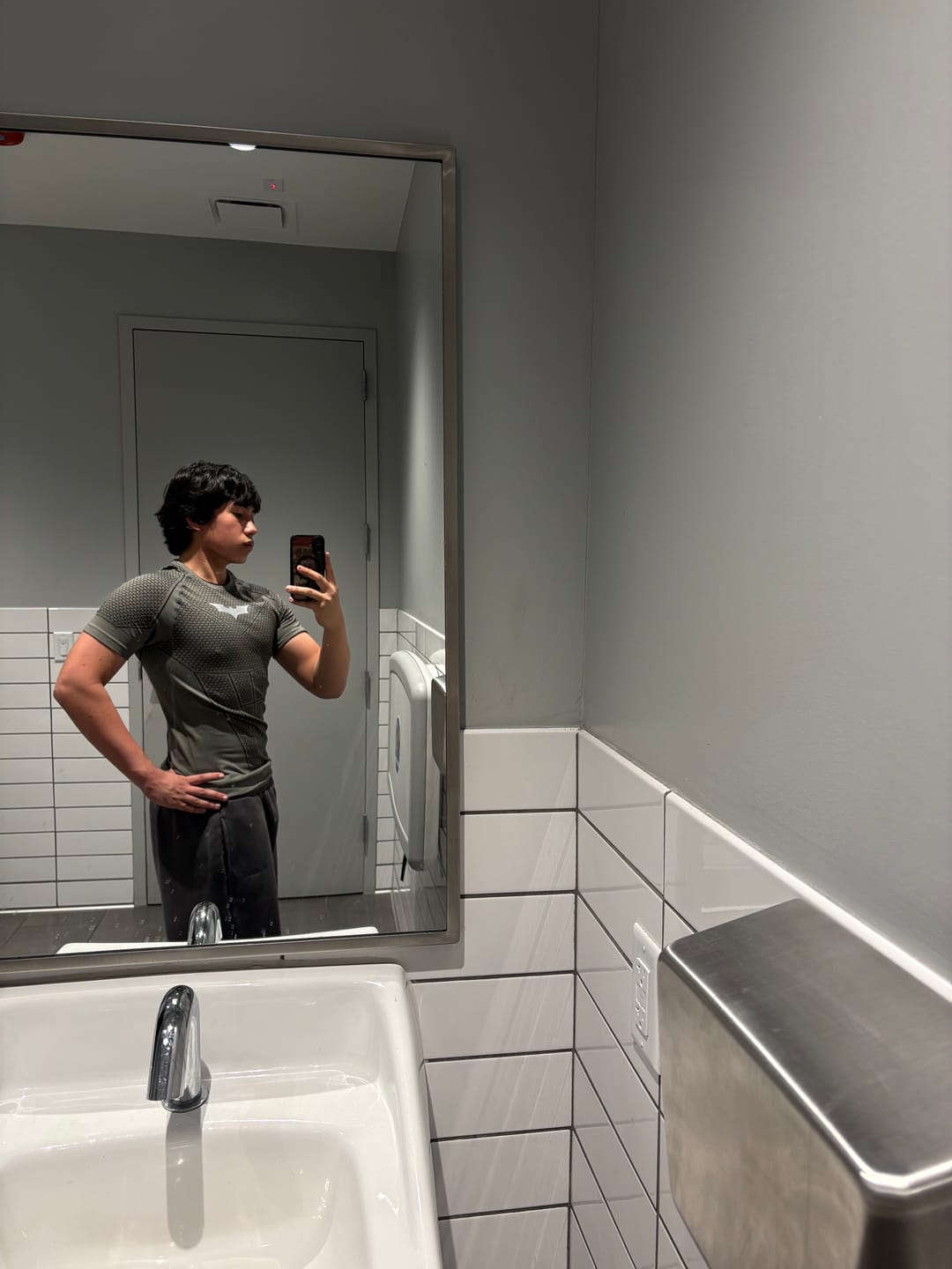 Customer photo review of 4259 - Batman Compression Tees