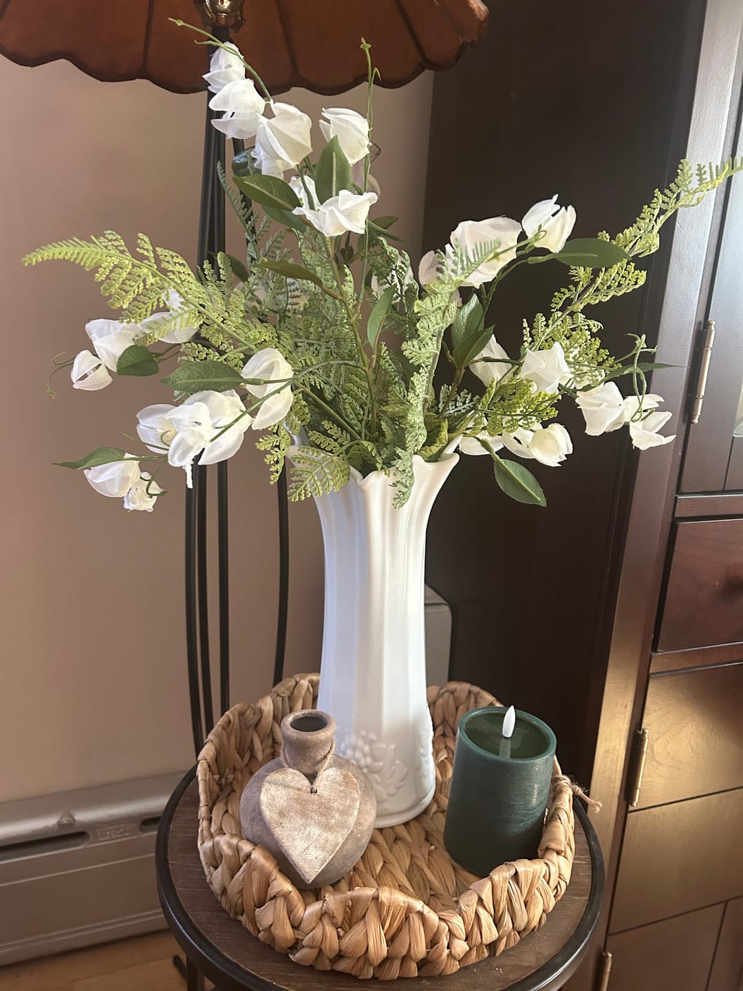 Customer photo review of Lantern Bud Spray | White