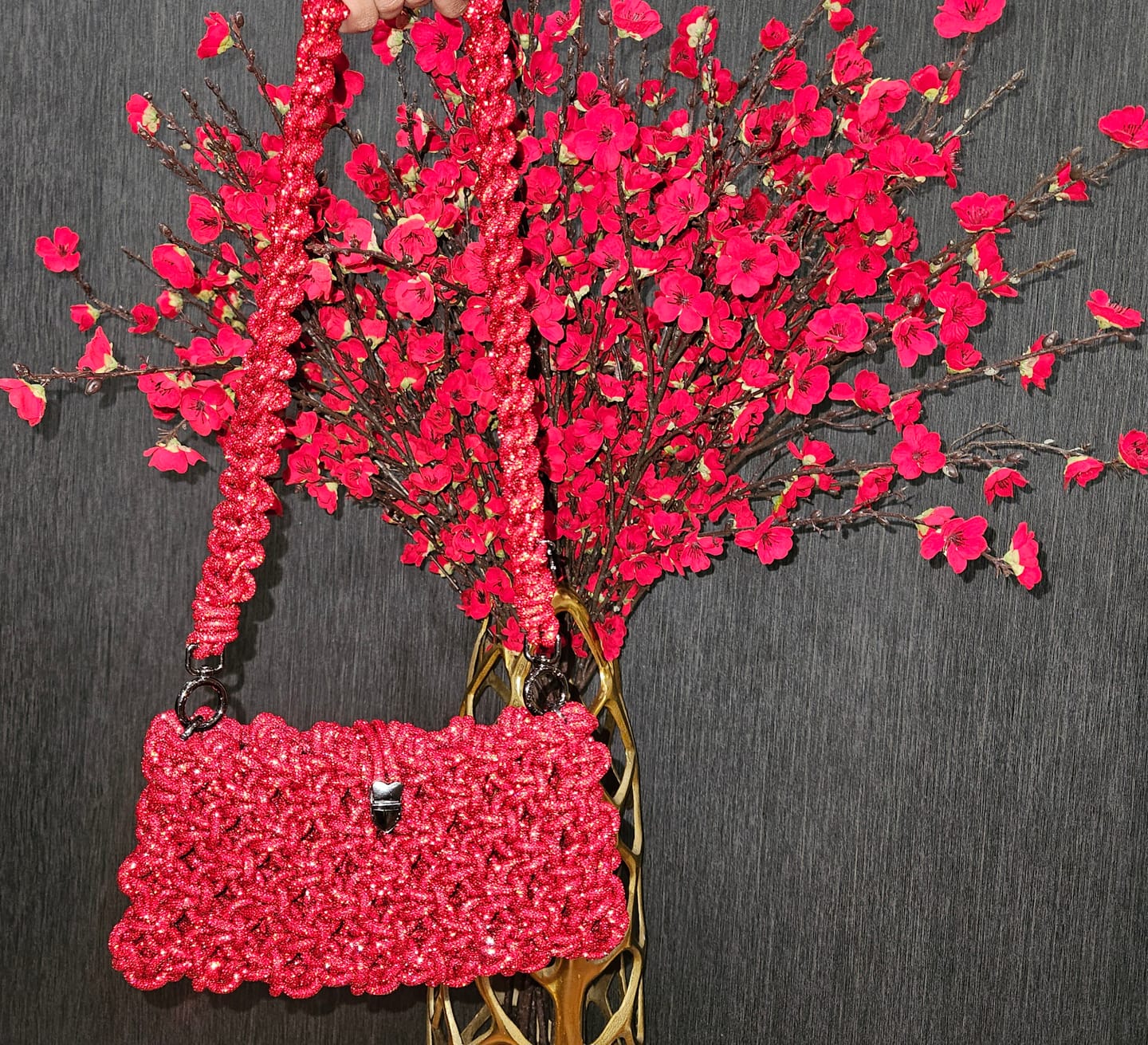 Customer photo review of EDEN 2-in-1 Clutch - Scarlet (LIMITED EDITION)