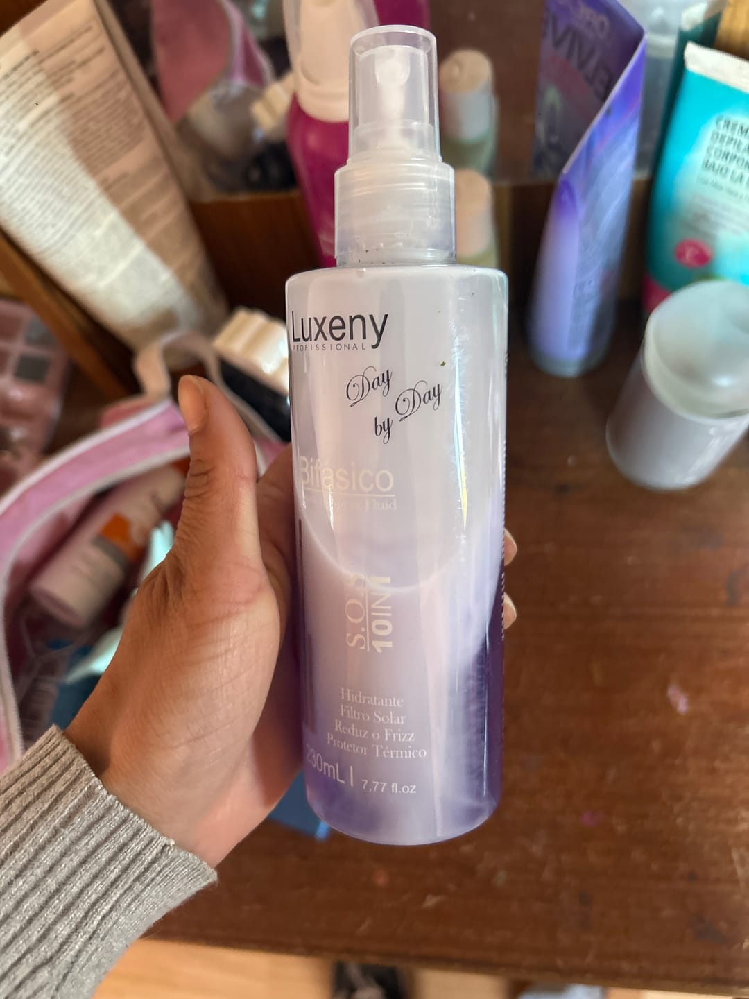Customer photo review of Spray Bifásico 10 en 1 230 ml