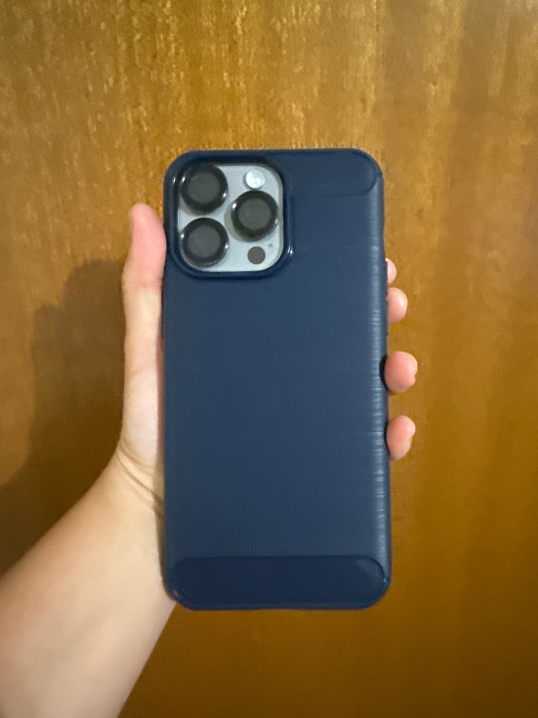 Customer photo review of Carbon designed soft silicone protective iPhone case