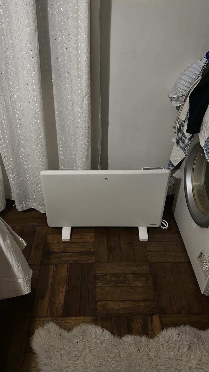 Customer photo review of Estufa Calefactor Eléctrico Kaltemp Wally One O 1200 Wifi | 15m2