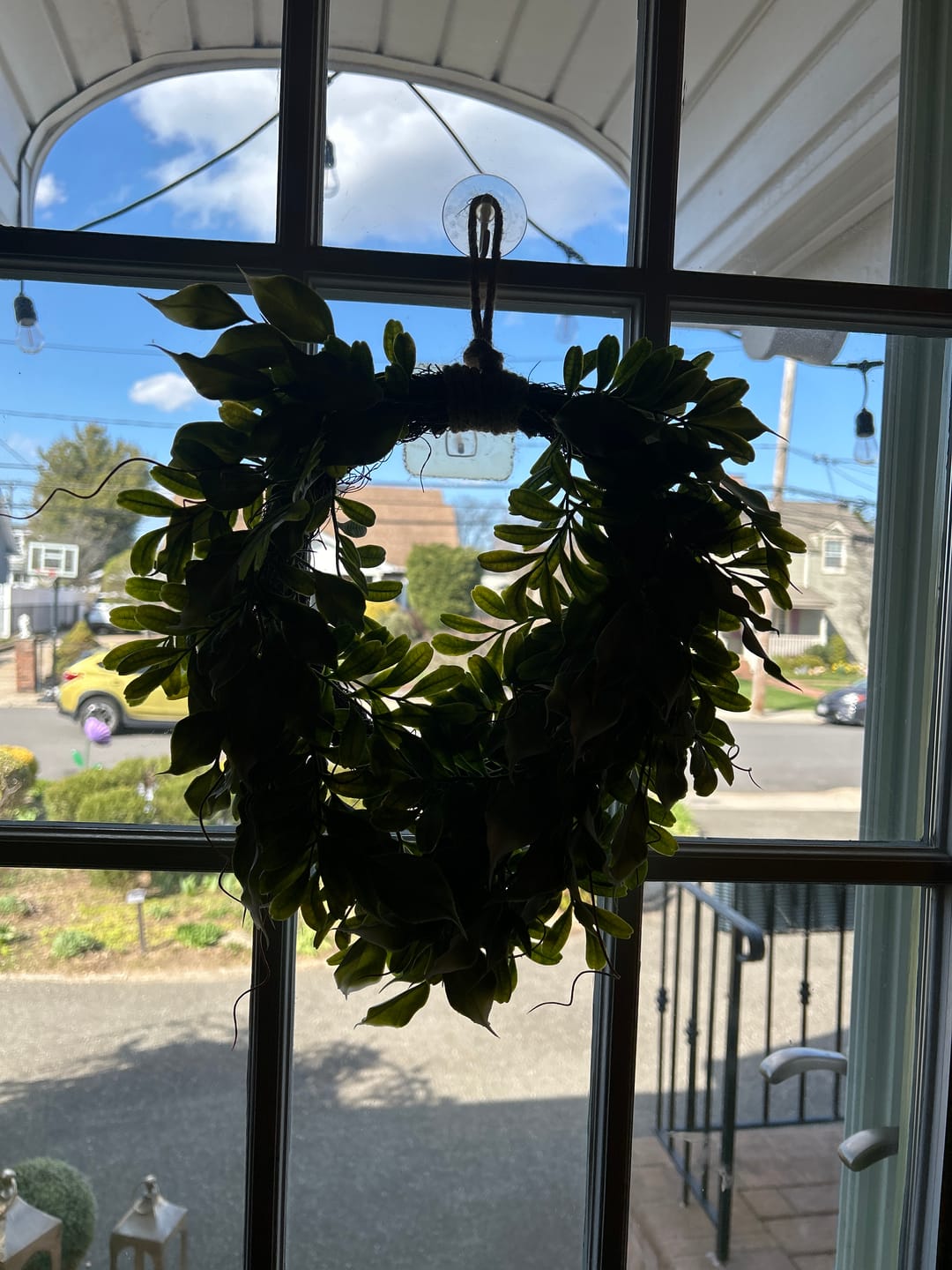 Customer photo review of Eliana Leafy Wreath | Large