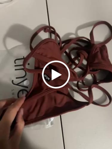 Customer video review of 008 Micro Bikini Top - Chocolate Brown