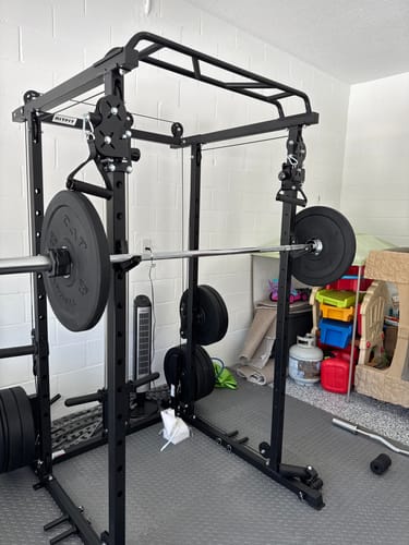 Customer photo review of RitFit 7FT Olympic Barbell Bar 2'' Weight Lifting Bar