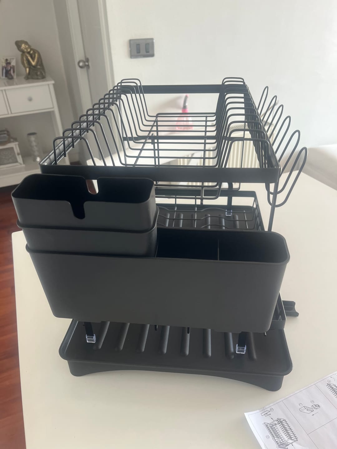 Customer photo review of Escurridor De Platos 2 Niveles Secaplatos Multifuncional