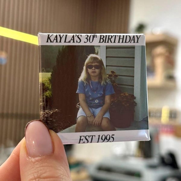 Customer photo review of Save The Date Magnets