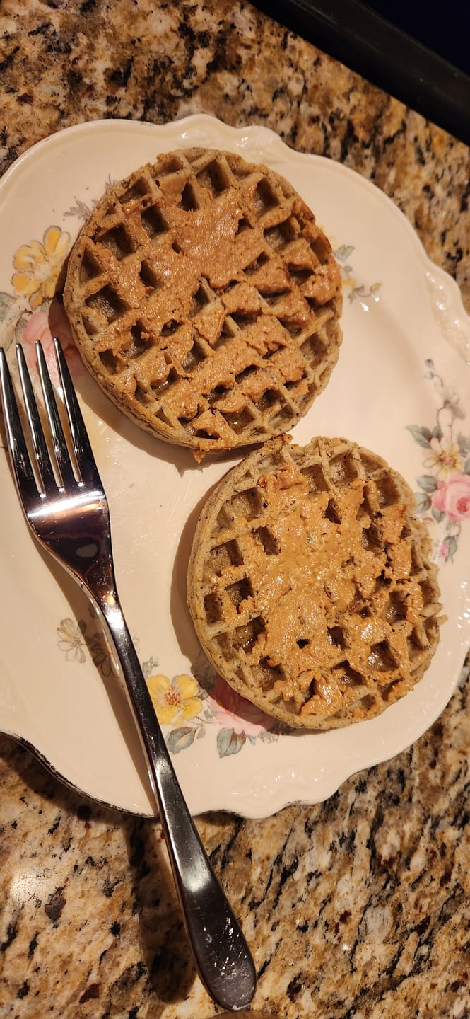 Customer photo review of Protein Waffles To Go