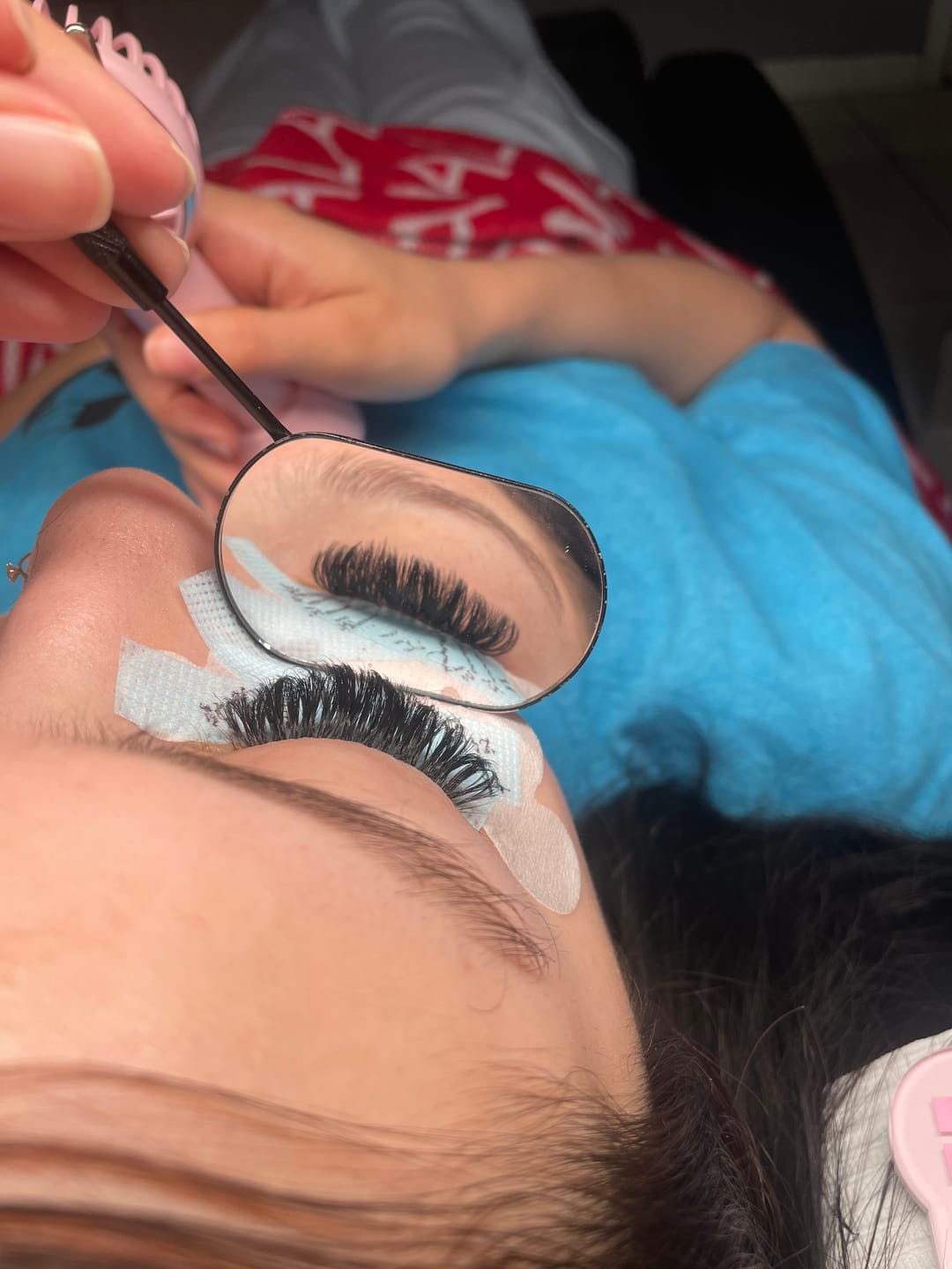 Customer photo review of VEYESINC Cashmere Lashes - 0.03MM