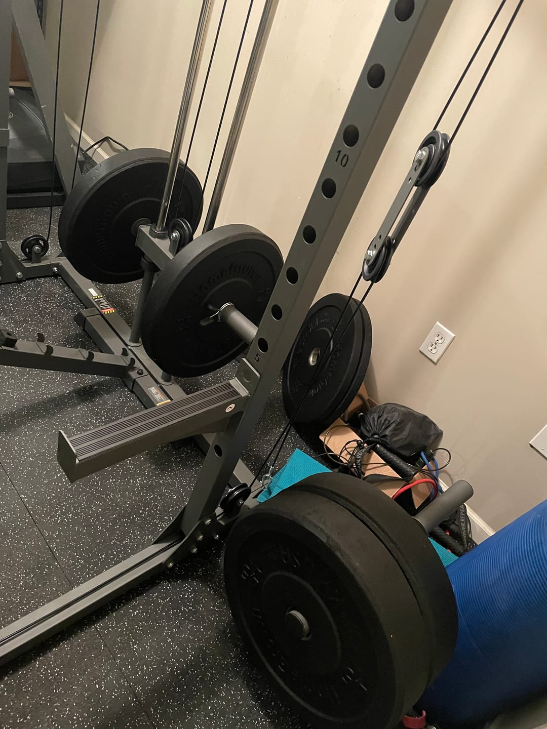 Customer photo review of URA-MAX BLACK Bumper Plate Sets