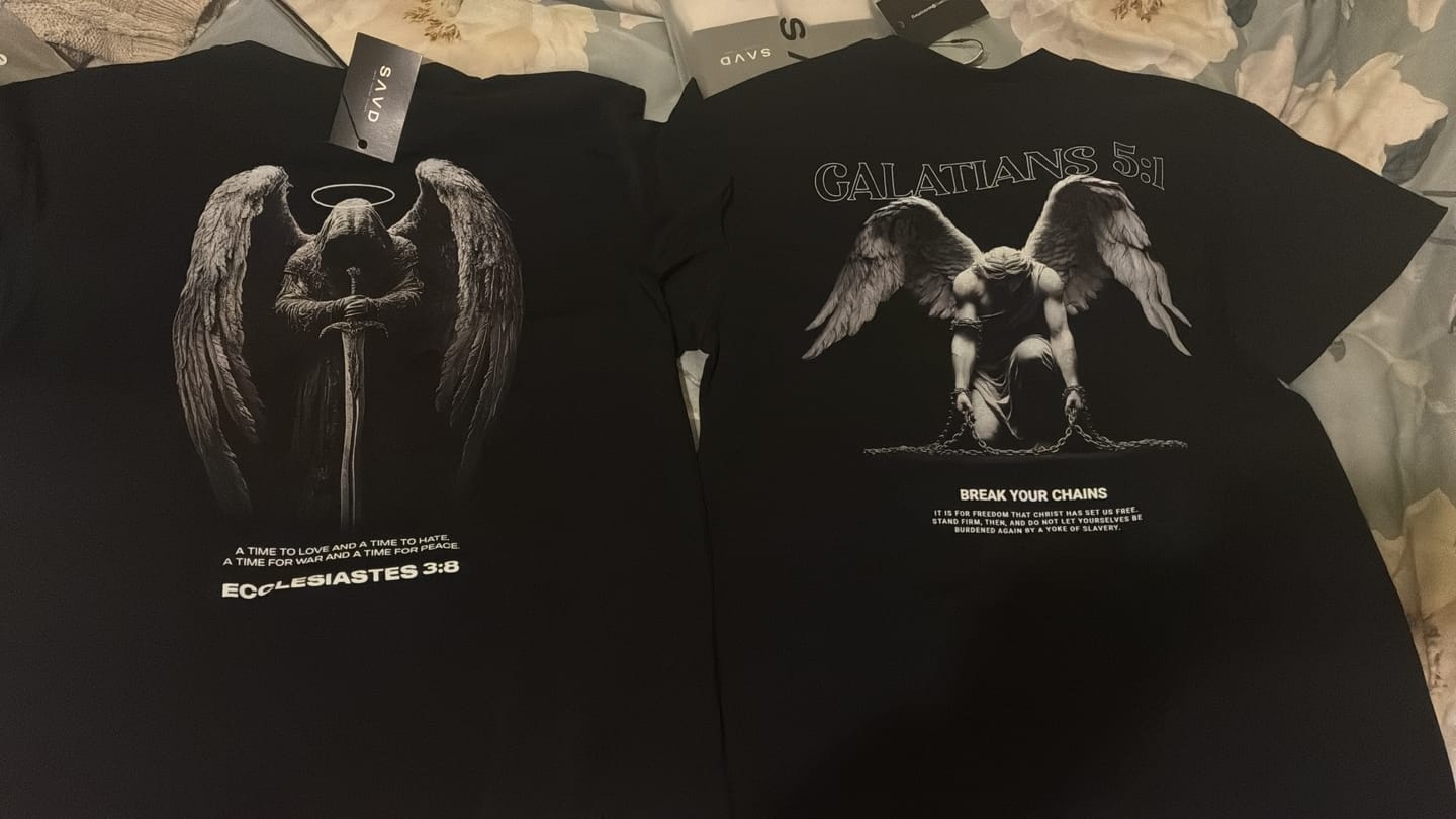 Customer photo review of Galatians 5:1 ’Break Your Chains’ Men’s Performance Shorts