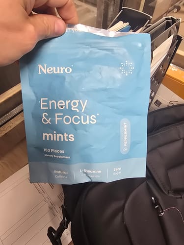 Customer photo review of Energy & Focus Mints