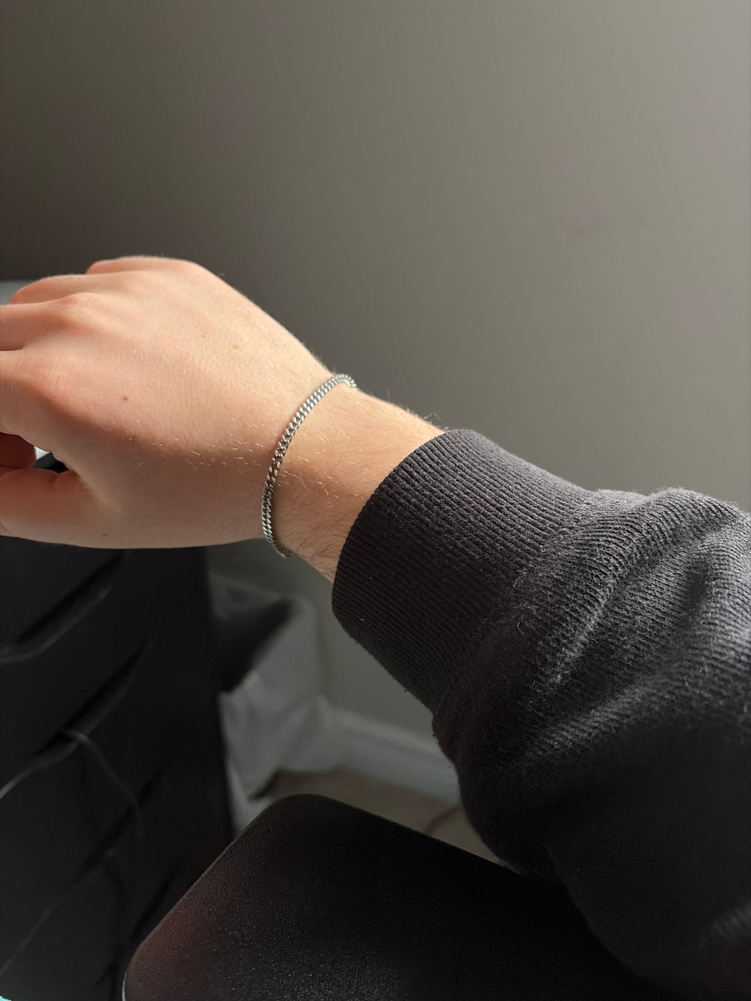 Customer photo review of 3.5mm Cuban Link Bracelet