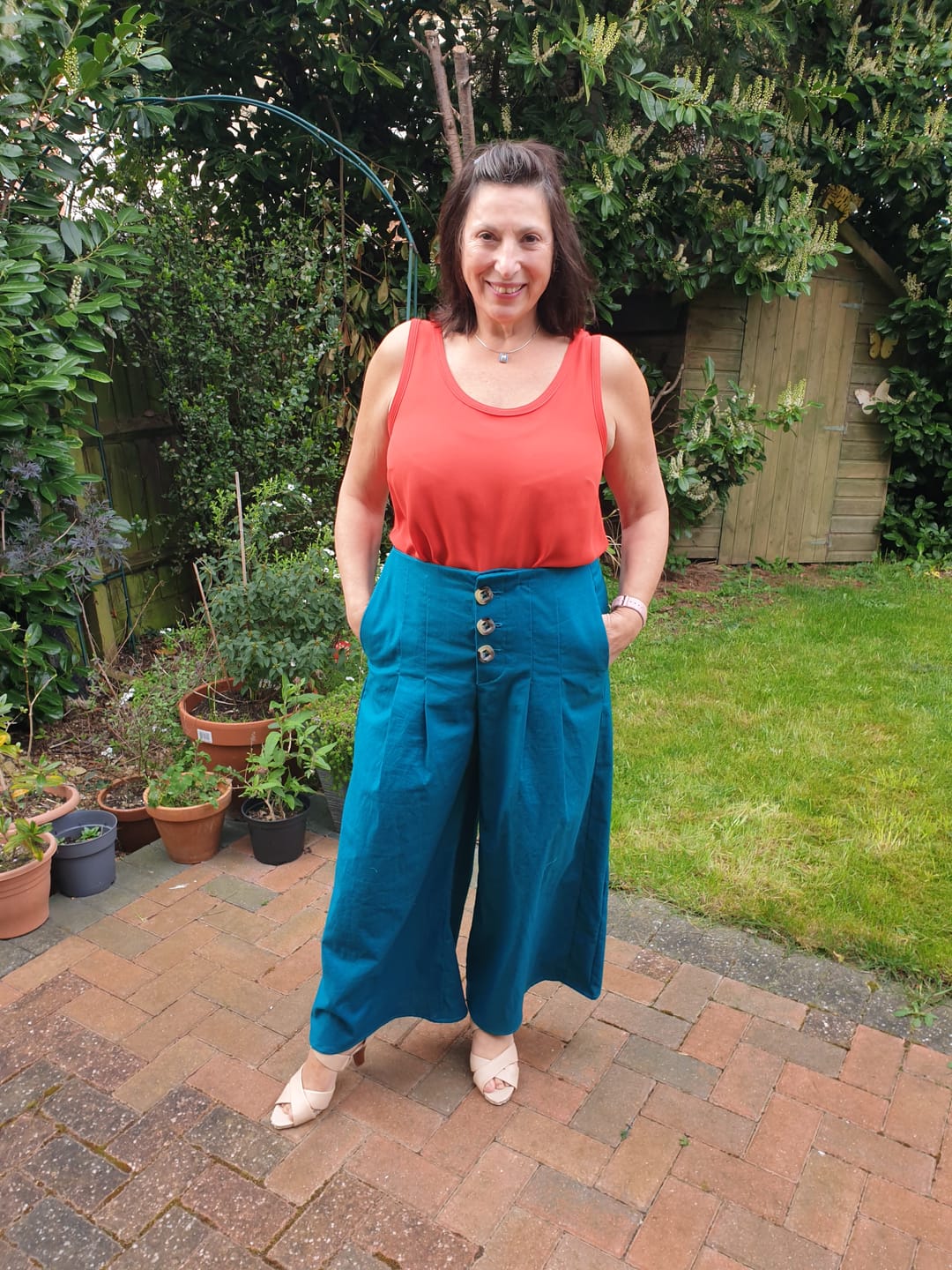 Customer photo review of Plain 100% Cotton Fabric