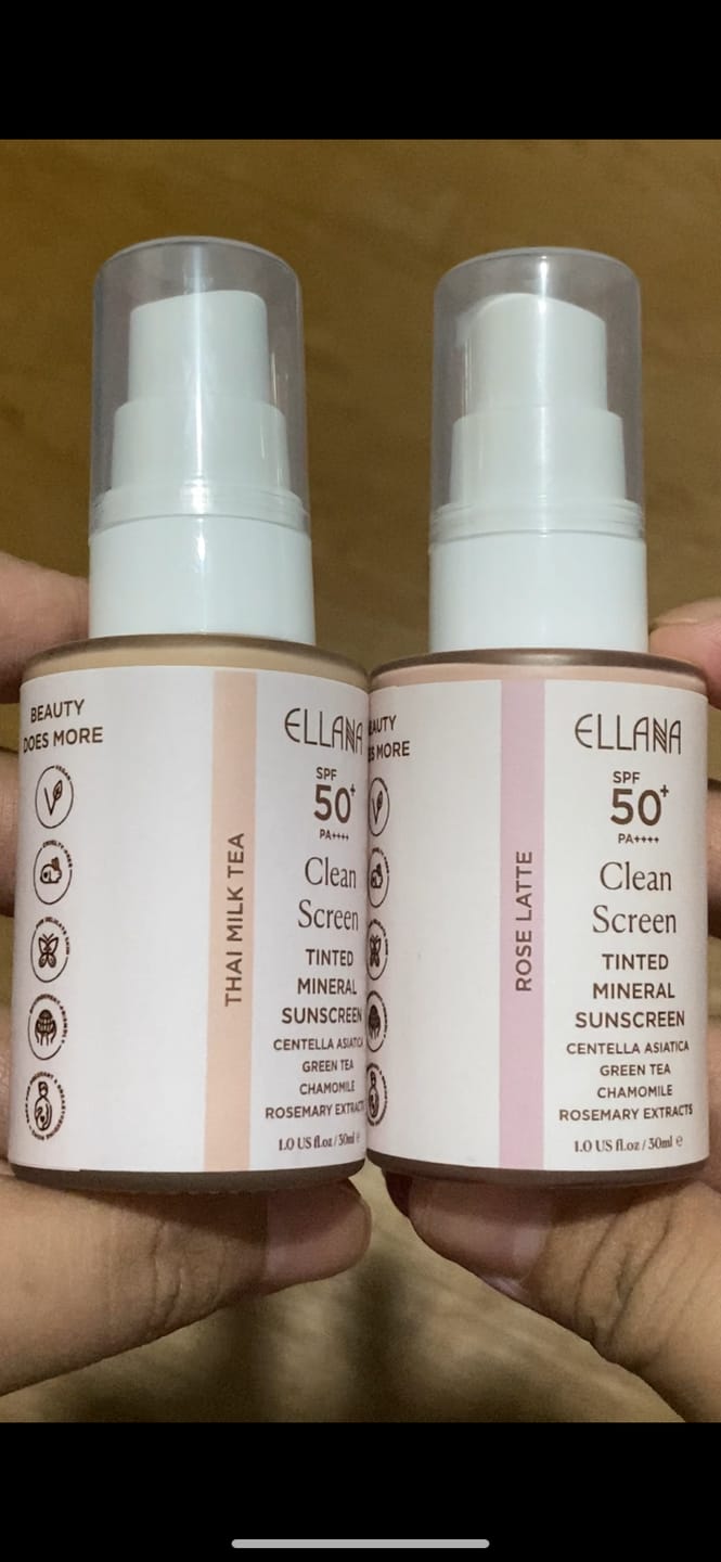 Customer photo review of Clean Screen SPF 50+ PA++++ Oil Control Mineral Sunscreen